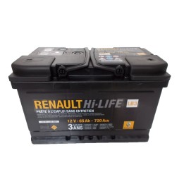 Renault gyári alkatrészek, Renault 7711130089 akkumulátor 65Ah / 720 A