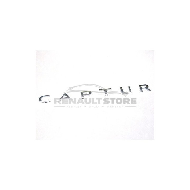 Renault gyári alkatrészek, Renault 908926547R Captur felirat