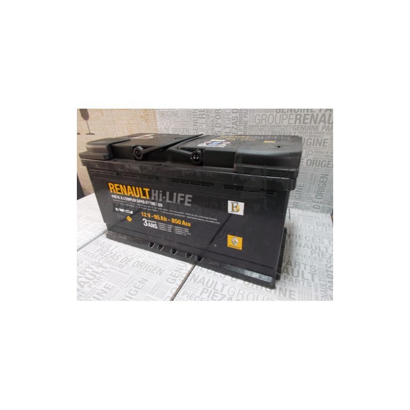 Renault gyári alkatrészek, Renault 7711419086 akkumulátor 95Ah / 850A