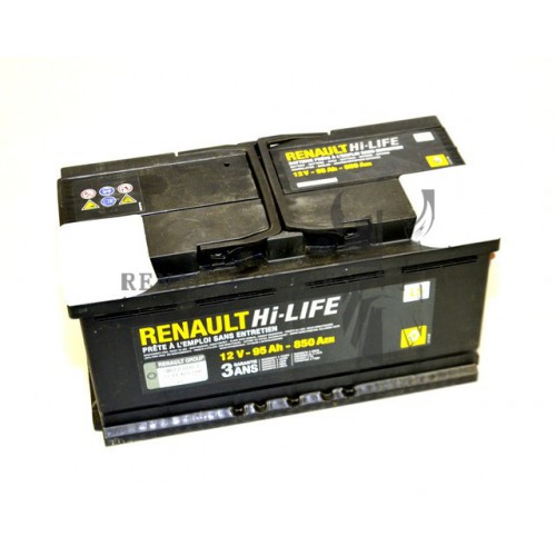 Renault gyári alkatrészek, Renault 7711423286 akkumulátor 95Ah / 850A