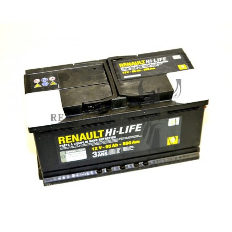 Renault gyári alkatrészek, Renault 7711423286 akkumulátor 95Ah / 850A