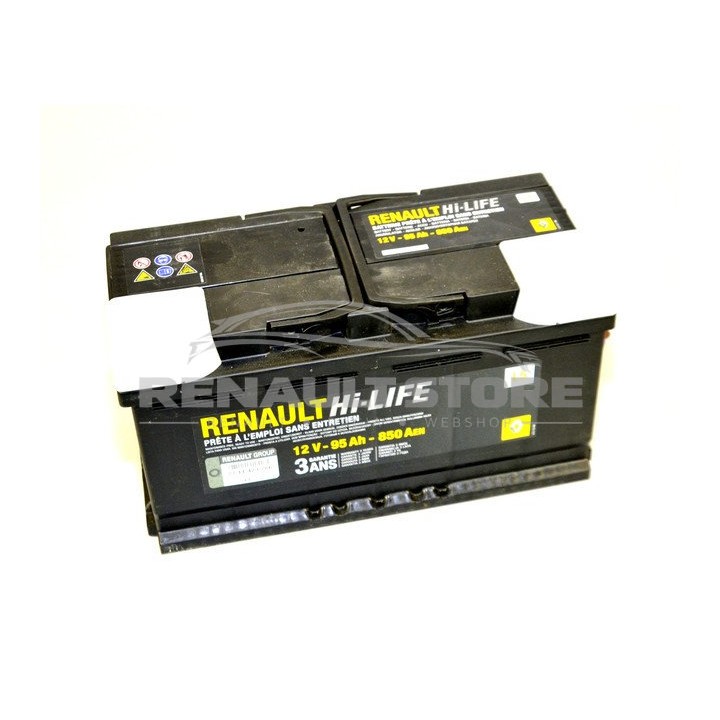 Renault gyári alkatrészek, Renault 7711423286 akkumulátor 95Ah / 850A