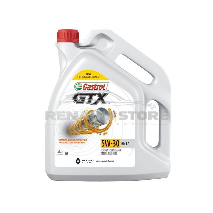 Renualt alkatrészek, Castrol GTX 5W-30 motorolaj RN17 5 liter