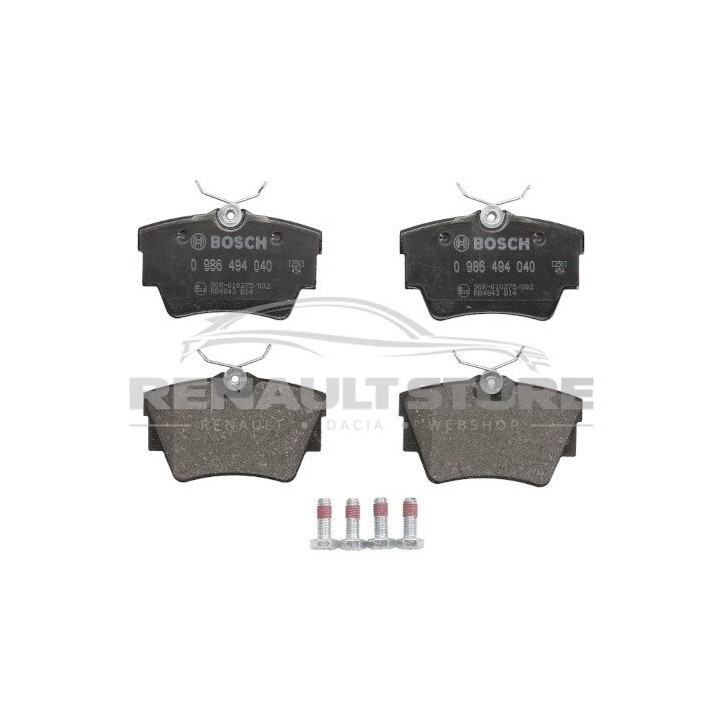 Renault alkatrészek, Bosch 0986494040 hátsó fékbetét