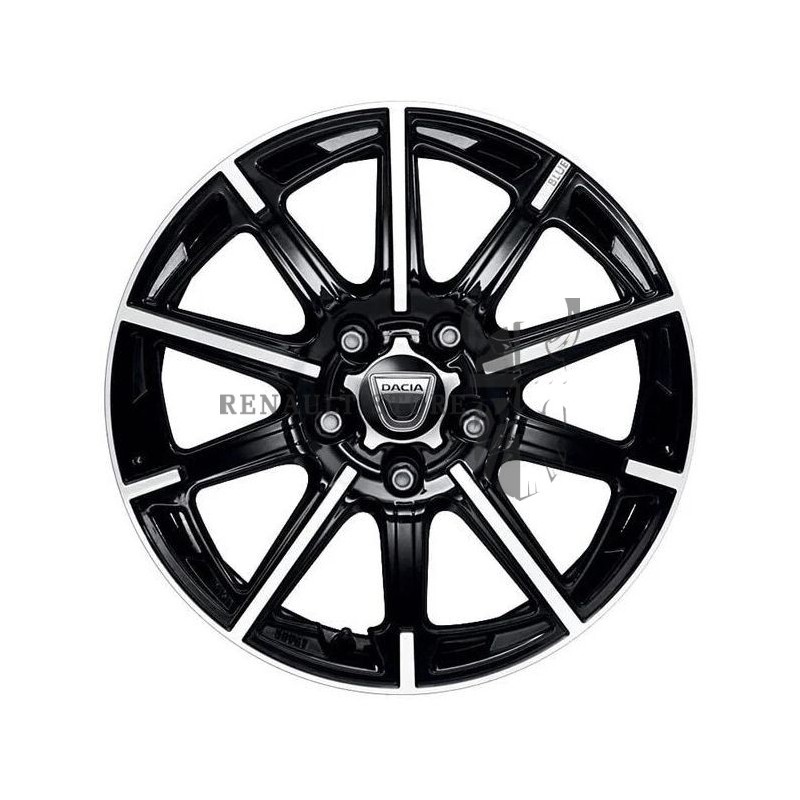 Dacia gyári alkatrészek, Dacia 8201698552 16" Olinda fekete felni.