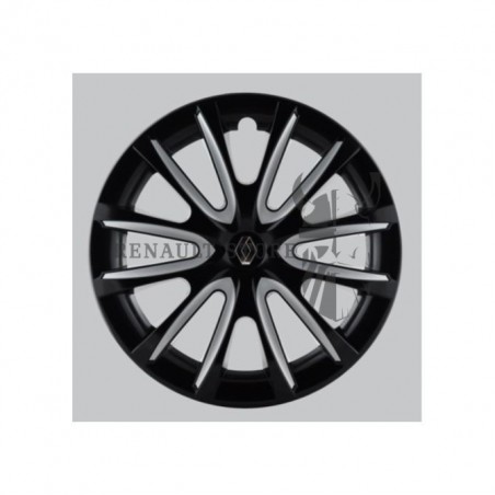 Renault 15" NADI 7711943940 szürke-fényes fekete 4 db-os dísztárcsa készlet