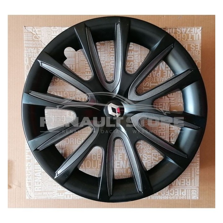 Renault 16" NADI 7711943944 sötét szürke-fényes fekete 4 db-os dísztárcsa készlet