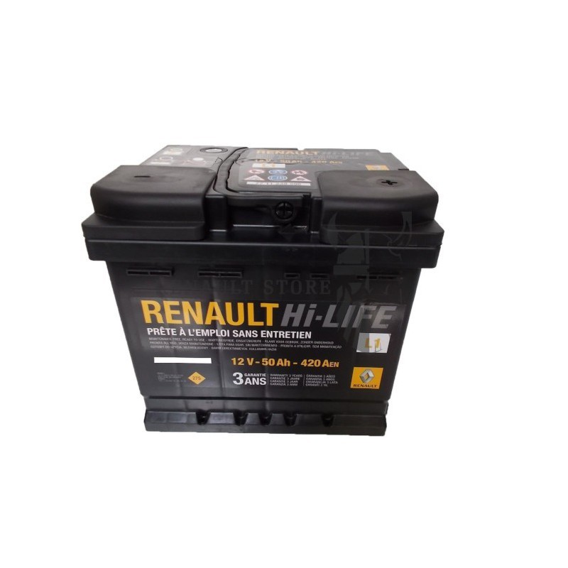 Renault gyári alkatrészek, Renault 7711947963 akkumulátor 50Ah / 420 A
