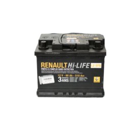 Renault gyári alkatrészek,Renault 7711947966 akkumulátor 60Ah/510A EFB