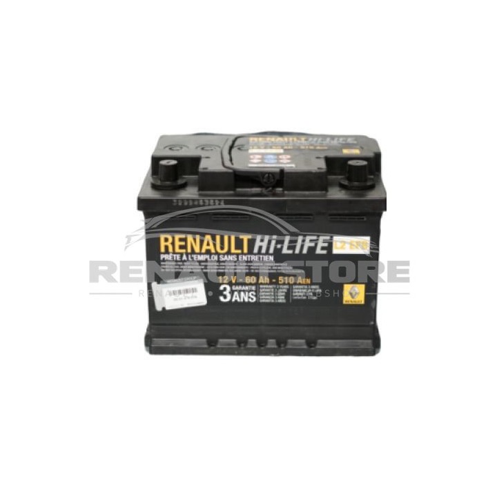 Renault gyári alkatrészek,Renault 7711947966 akkumulátor 60Ah/510A EFB