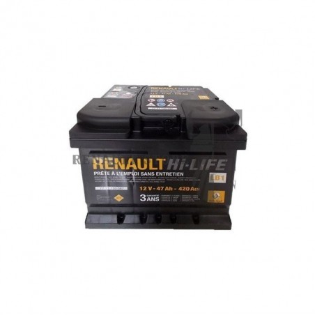 Renault gyári alkatrészek, Renault 7711130087 akkumulátor 47Ah/420 A