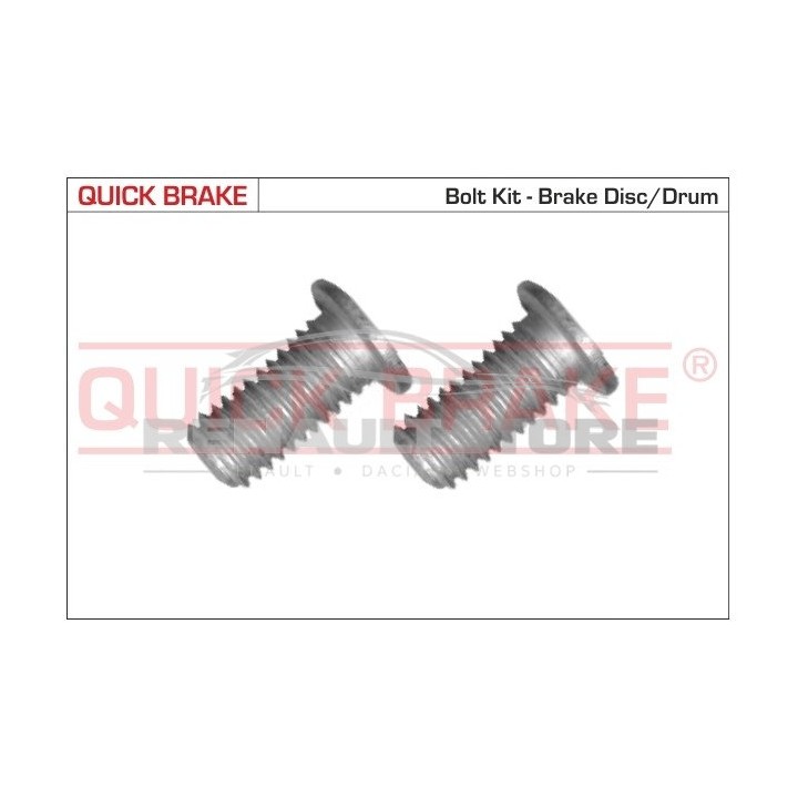 Renault alkatrészek, Quick Brake QB11672K féktárcsa csavar 2db