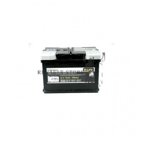 Renault gyári alkatrészek, Renault 7711424423 akkumulátor 70Ah / 760A