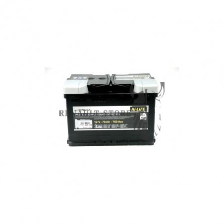 Renault gyári alkatrészek, Renault 7711424423 akkumulátor 70Ah / 760A