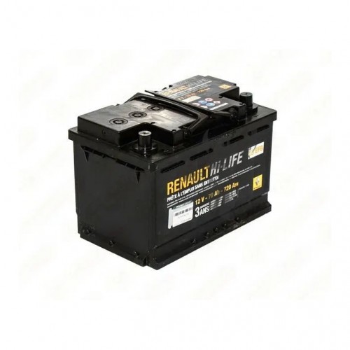 Renault gyári alkatrészek,Renault 7711575175 akkumulátor 70Ah/720A AGM