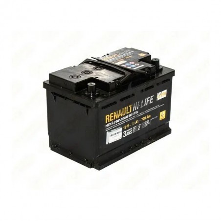 Renault gyári alkatrészek,Renault 7711575175 akkumulátor 70Ah/720A AGM