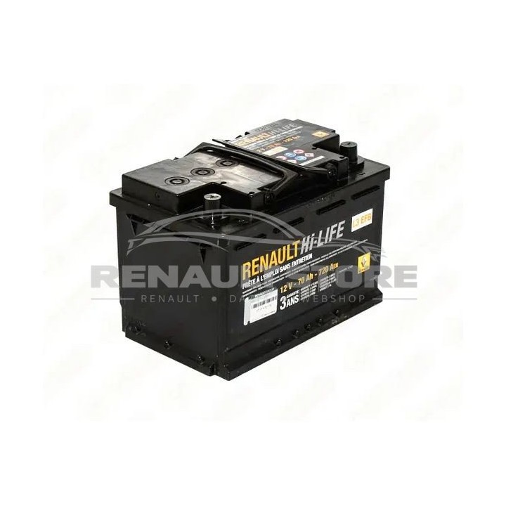 Renault gyári alkatrészek,Renault 7711575175 akkumulátor 70Ah/720A AGM