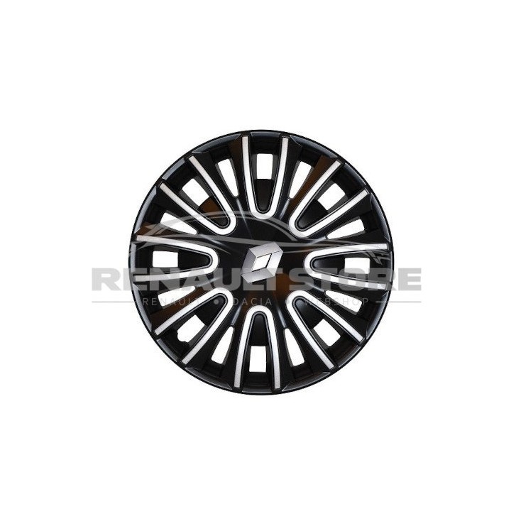 Renault BITON 15" dísztárcsa fekete-ezüst színben 8201536033 Clio IV
