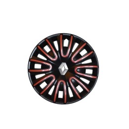 Renault BITON 15" dísztárcsa fekete-piros színben 8201564416