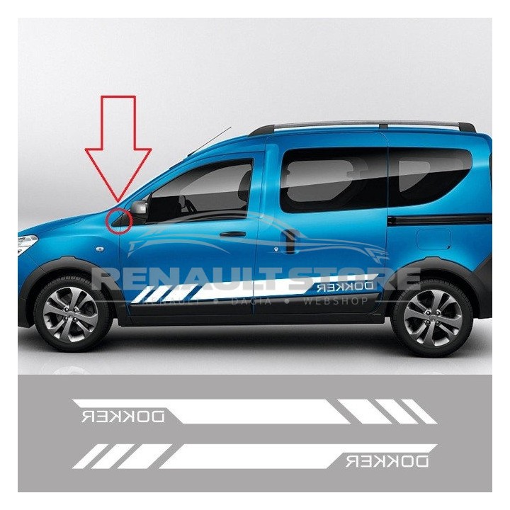 Dacia gyári alkatrészek, Dacia 638743083R Dokker, Lodgy tükör borítás
