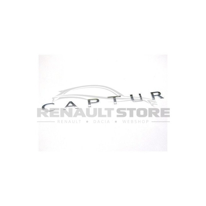 Renault gyári alkatrészek, Renault 908926547R Captur felirat