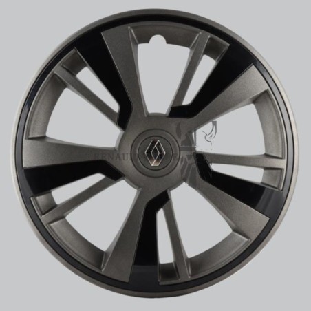 Renault gyári OZUR 15" grafit szürke dísztárcsa, Renault 7711943937
