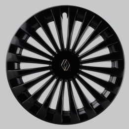 Renault 14" NOKA 7711943957 fényes fekete 4 db-os dísztárcsa készlet