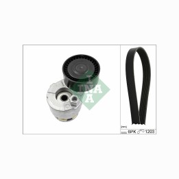 Hosszbordás szíj készlet, INA 529000910 /PK1203 hosszbordás szíj készlet