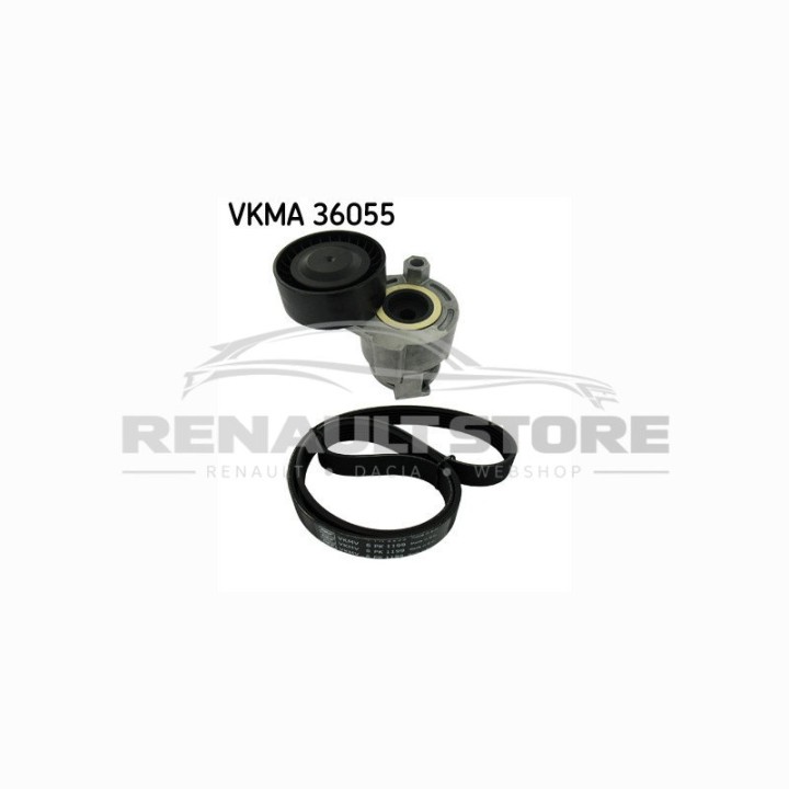 Renault alkatrészek, SKF VKMA36055 hosszbordás szíj készlet 117203694R