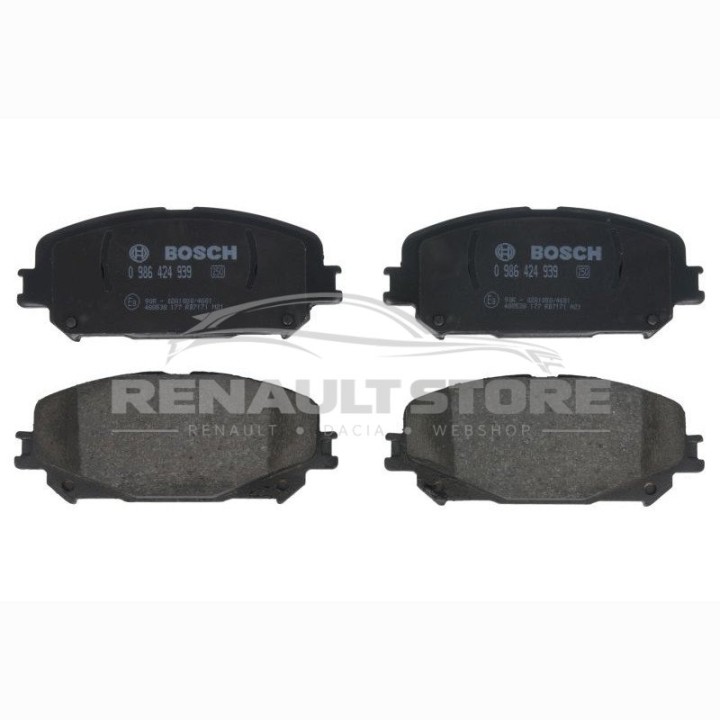 Renault alkatrészek, Bosch 0986424939 első fékbetét készlet 410606808R