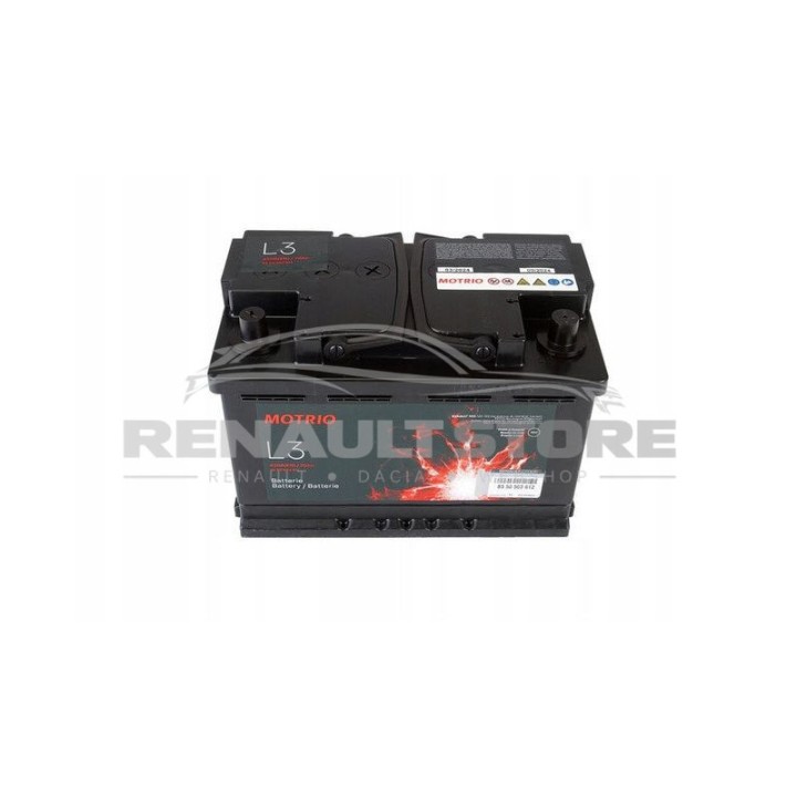 Renault gyári alkatrészek, Motrio 8550503582 70Ah/640A akkumulátor