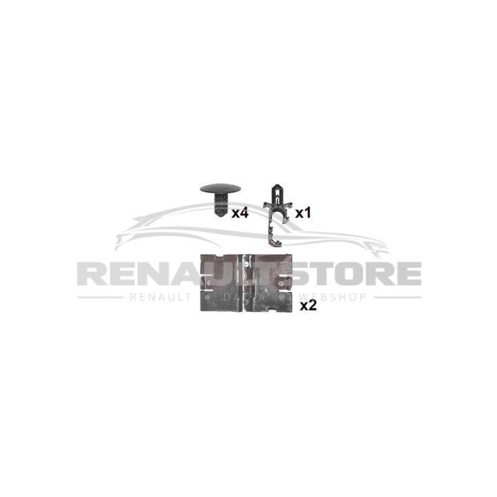 Renault gyári alkatrészek, Captur 651009384R lökhárító patent készlet