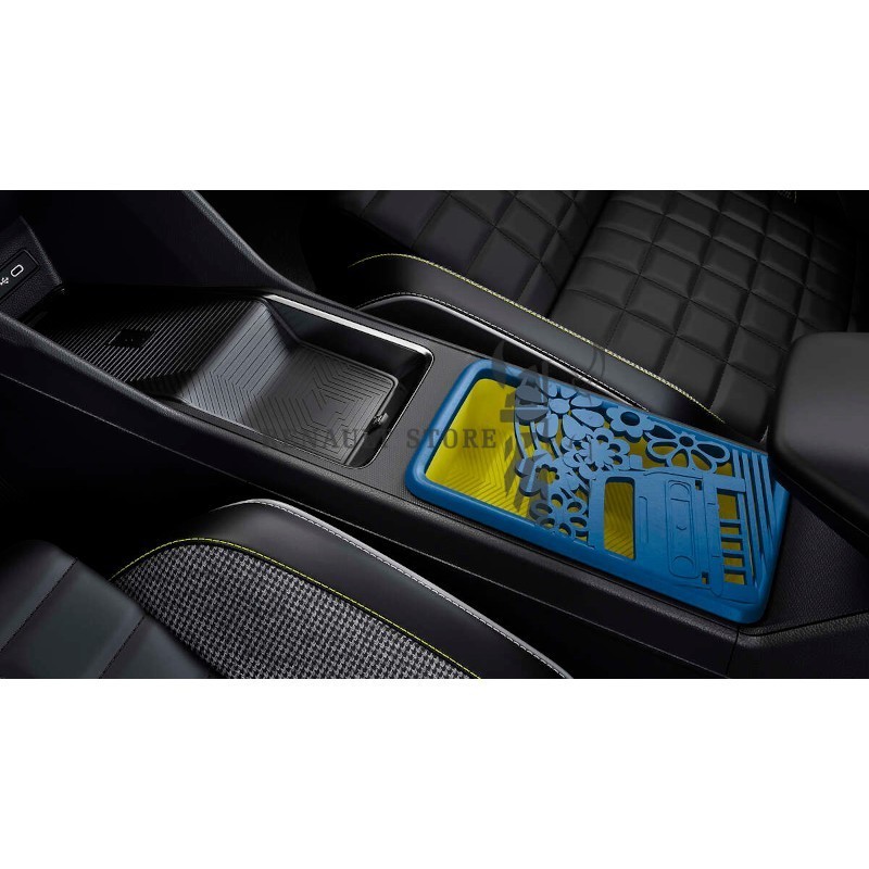 Renault 685605517R R4 nagy méretű tárolódoboz fedél "loveR4" kék