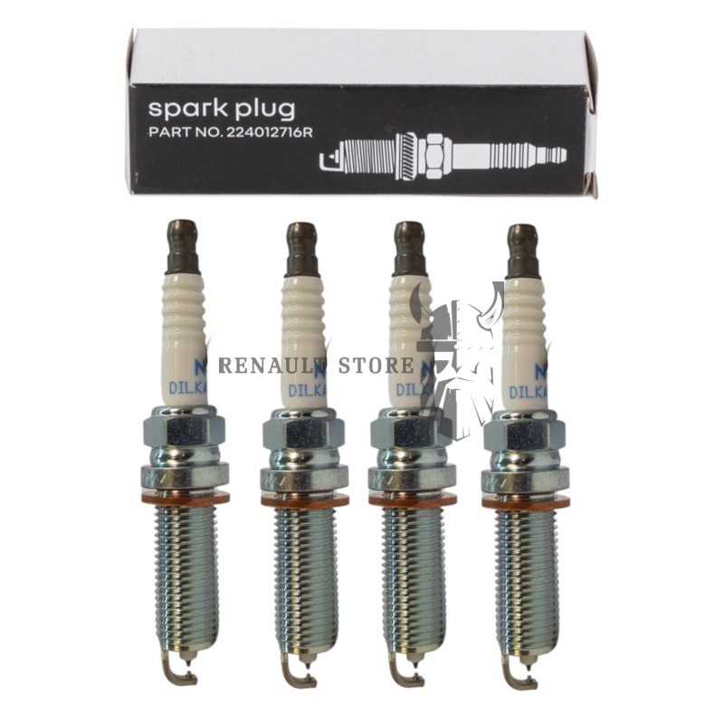 Renault 224012716R gyújtógyertya készlet 4 darab eredeti gyári gyertya