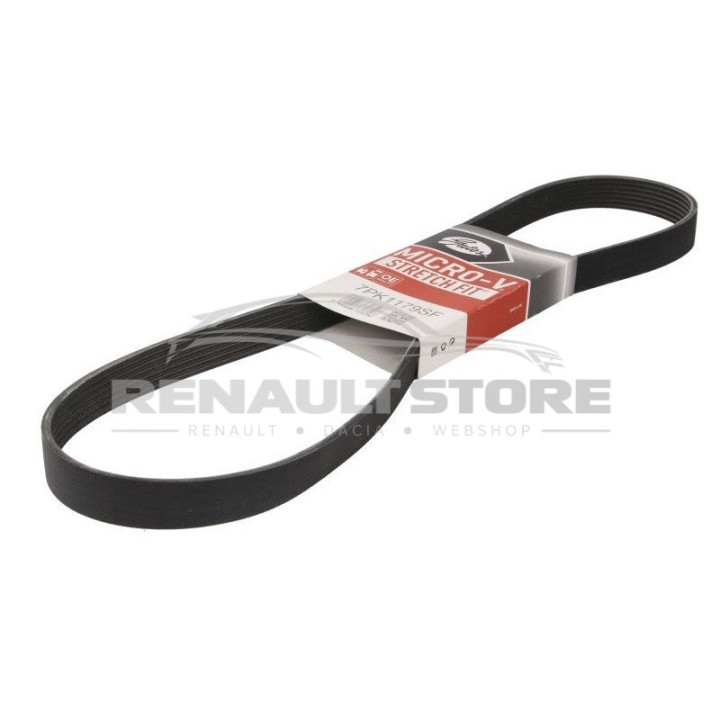 Gates 7PK1179 hosszbordás szíj - Renault & Dacia 1.0, 1.3 TCe
