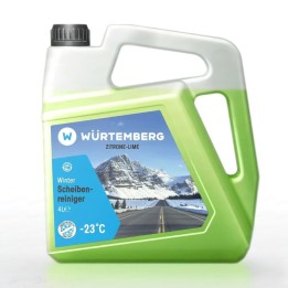 WÜRTEMBERG téli szélvédőmosó folyadék, citrom-lime illattal