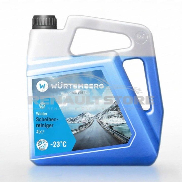Würtemberg téli szélvédőmosó -23°C 4 Liter (Oceanj)