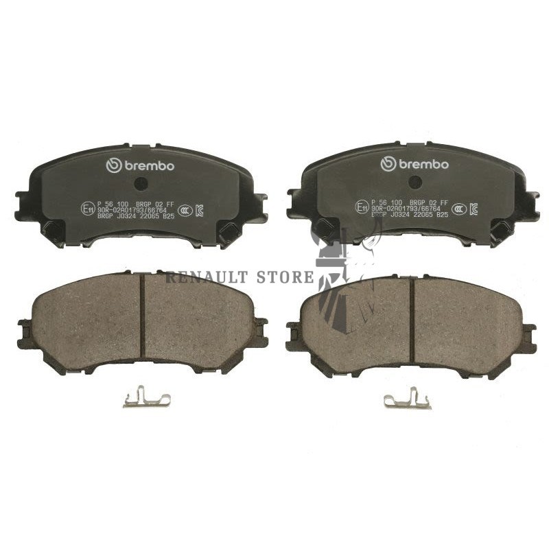 Brembo P56100 első fékbetét Renault 410604EA0A megfelelő